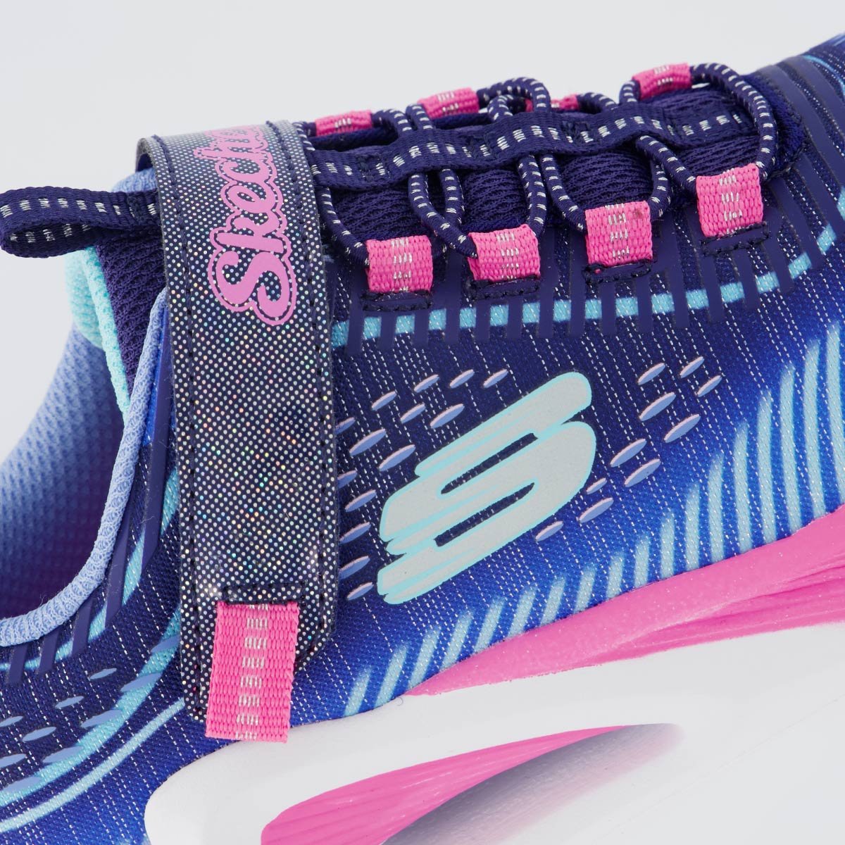 Tênis Skechers Tide Tech Infantil Marinho e Rosa Azul 7