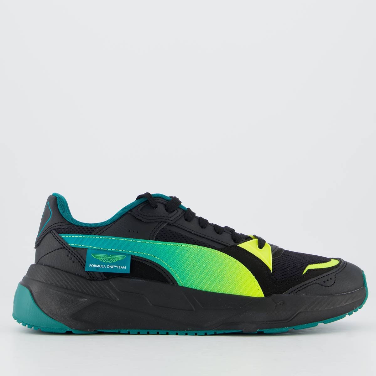Tenis Puma Aston Martin Trinity 2 Preto e Verde