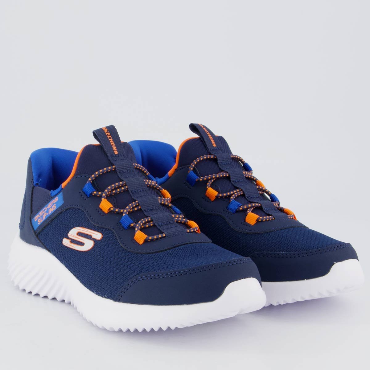 Tênis Skechers Bounder Burst Infantil Marinho Azul 2