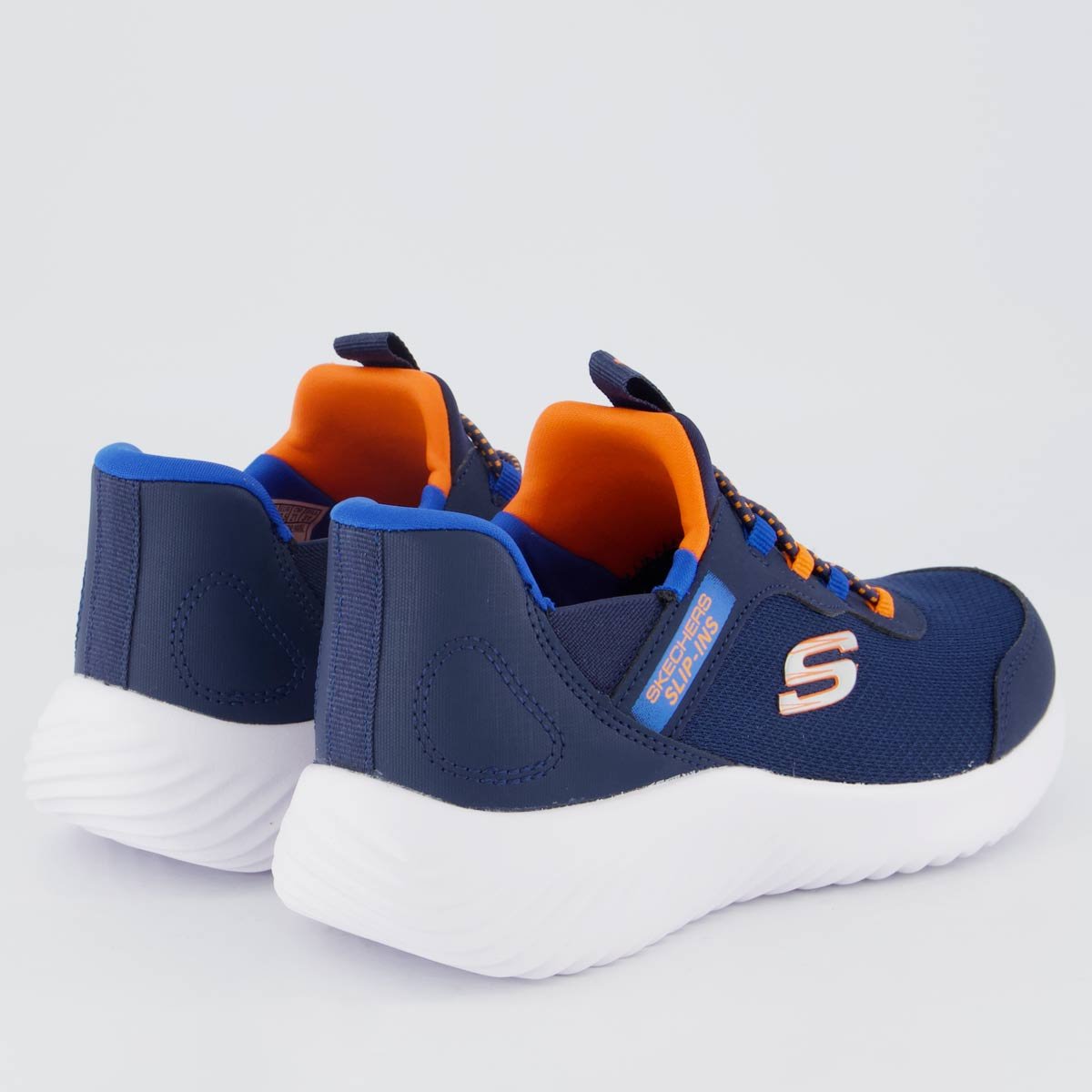 Tênis Skechers Bounder Burst Infantil Marinho Azul 3