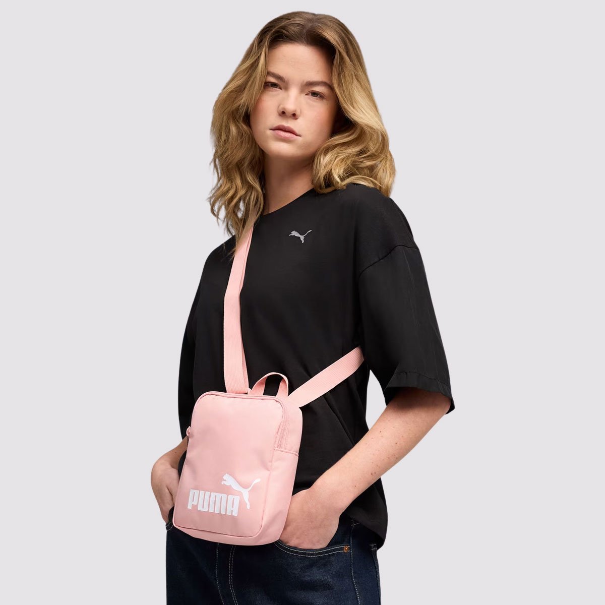 Bolsa Puma Phase Portable Rosa Rosa 4
