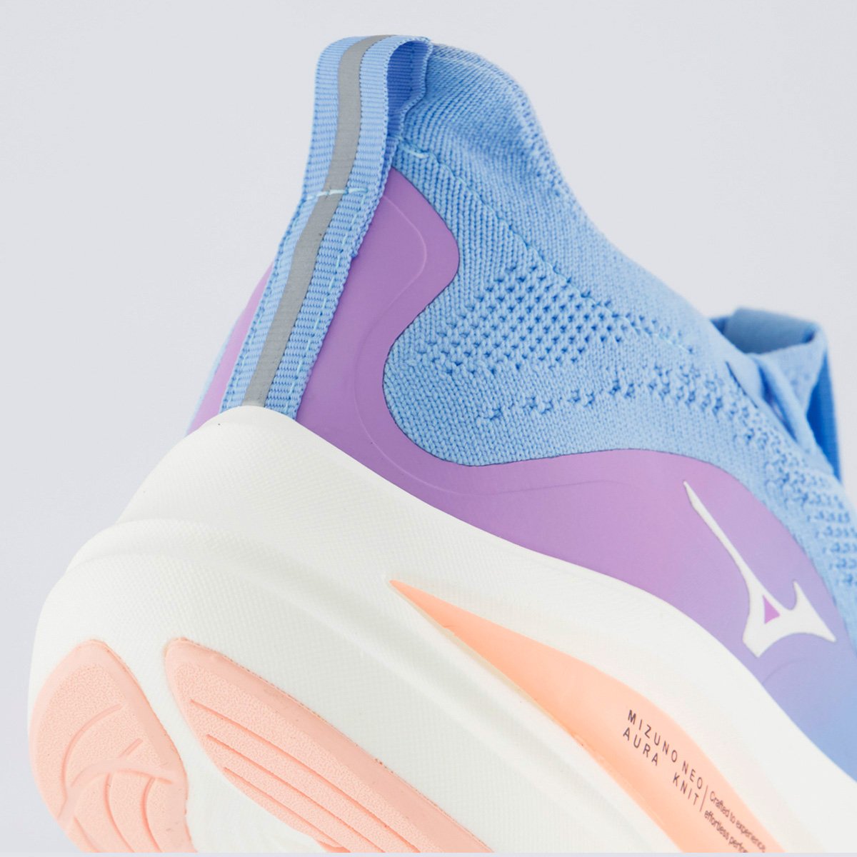 Tênis Mizuno Neo Aura Knit Feminino Azul Claro Azul 2