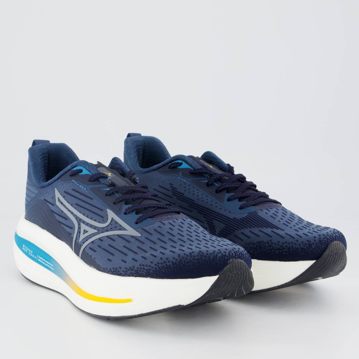 Tênis Mizuno Neo Aura Azul Marinho Azul 2
