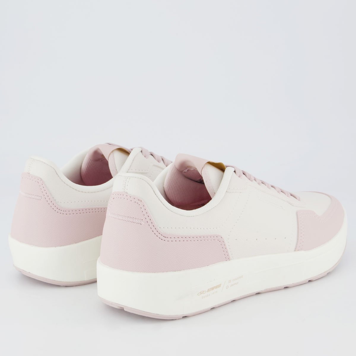 Tênis Olympikus Versa Feminino Off White e Lilás Branco 3