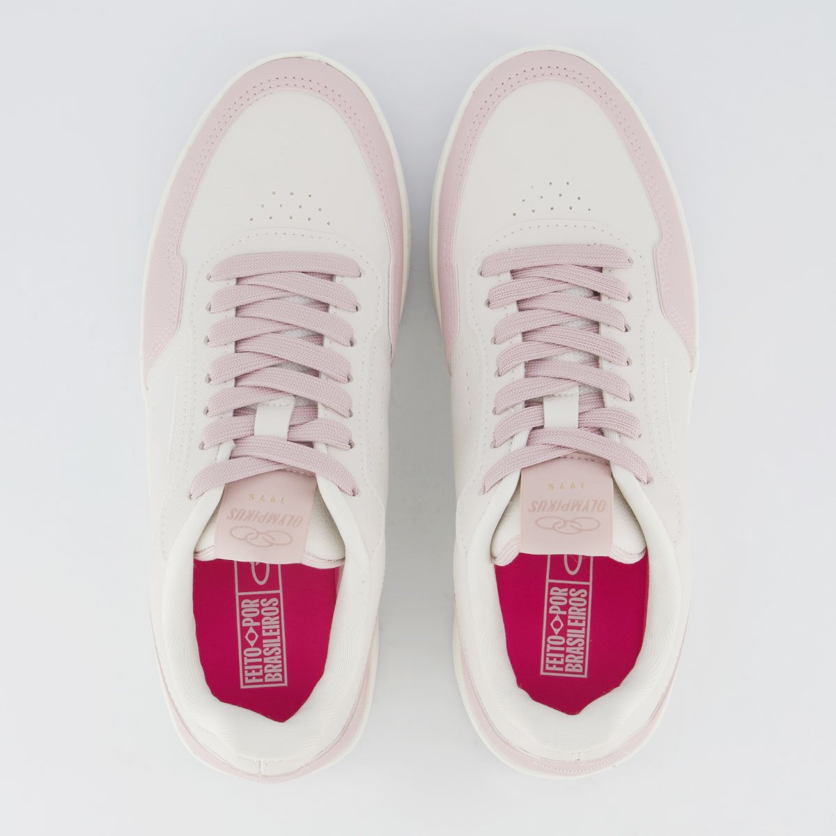 Tênis Olympikus Versa Feminino Off White e Lilás Branco 4