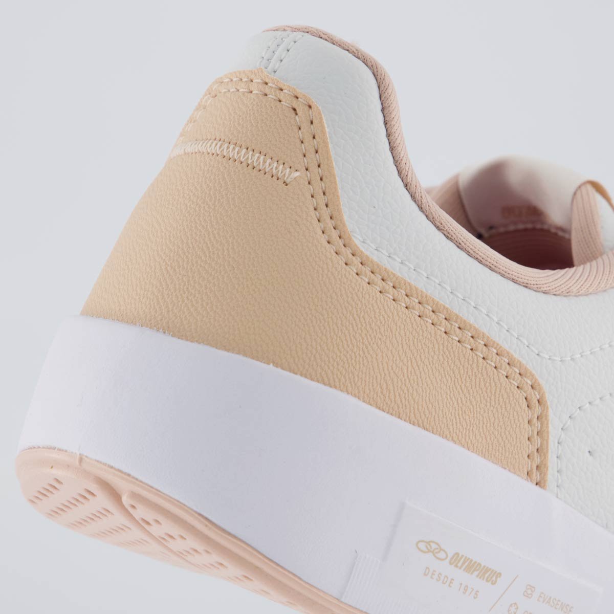 Tênis Olympikus Versa Feminino Branco e Rosê Branco 6