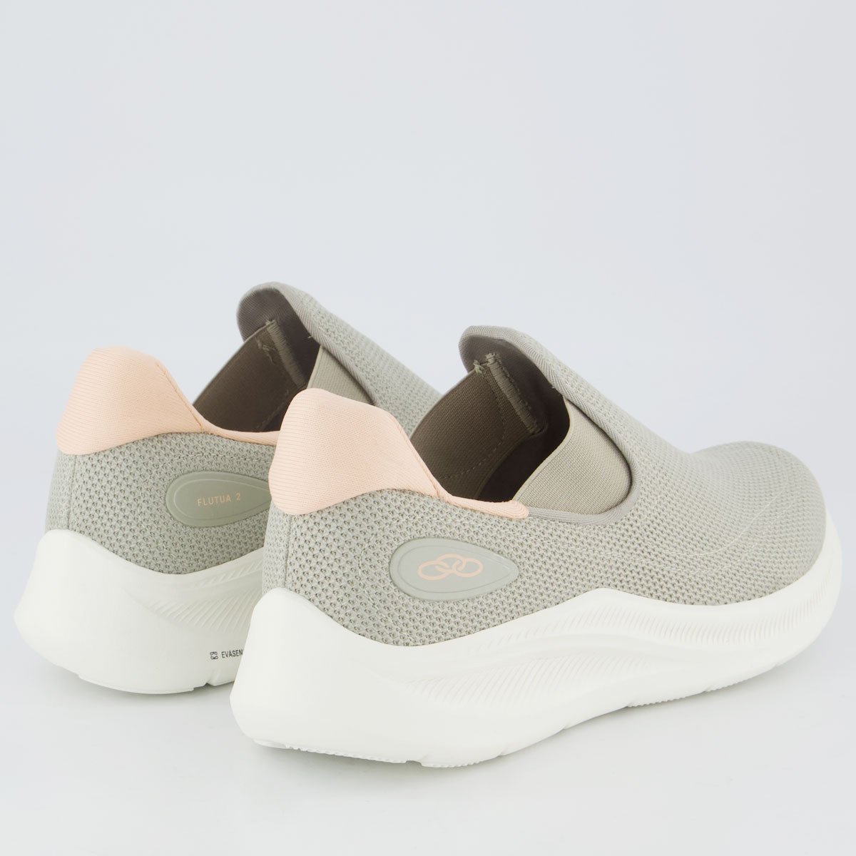 Tênis Olympikus Flutua 2 Feminino Cinza e Rosa Cinza 3
