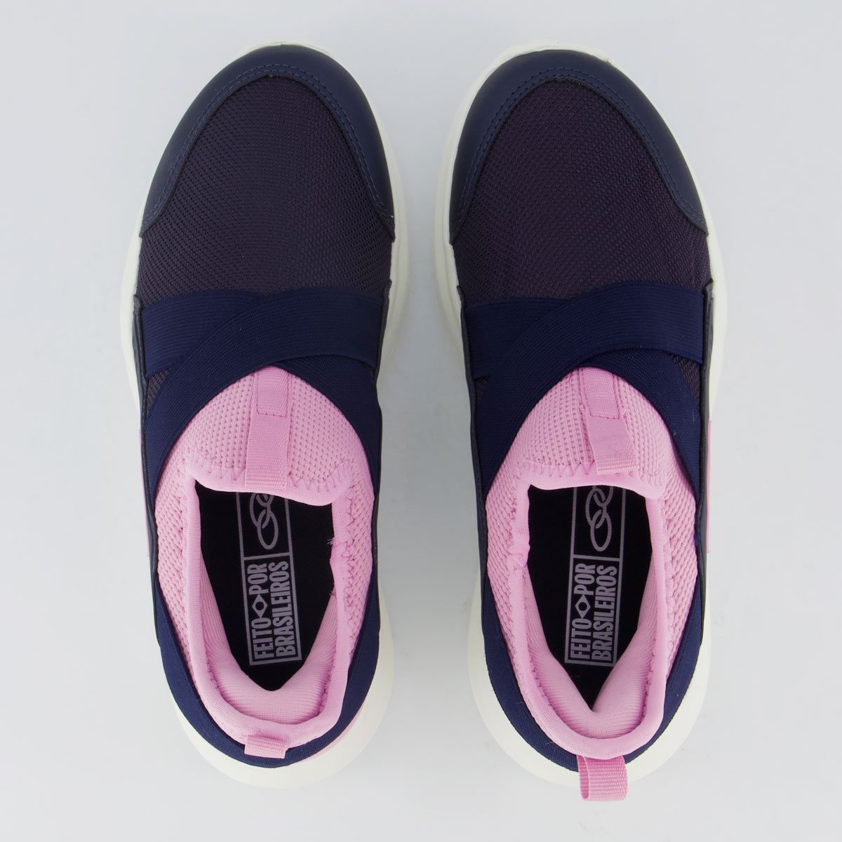 Tênis Olympikus Stream Juvenil Marinho e Rosa Azul 4