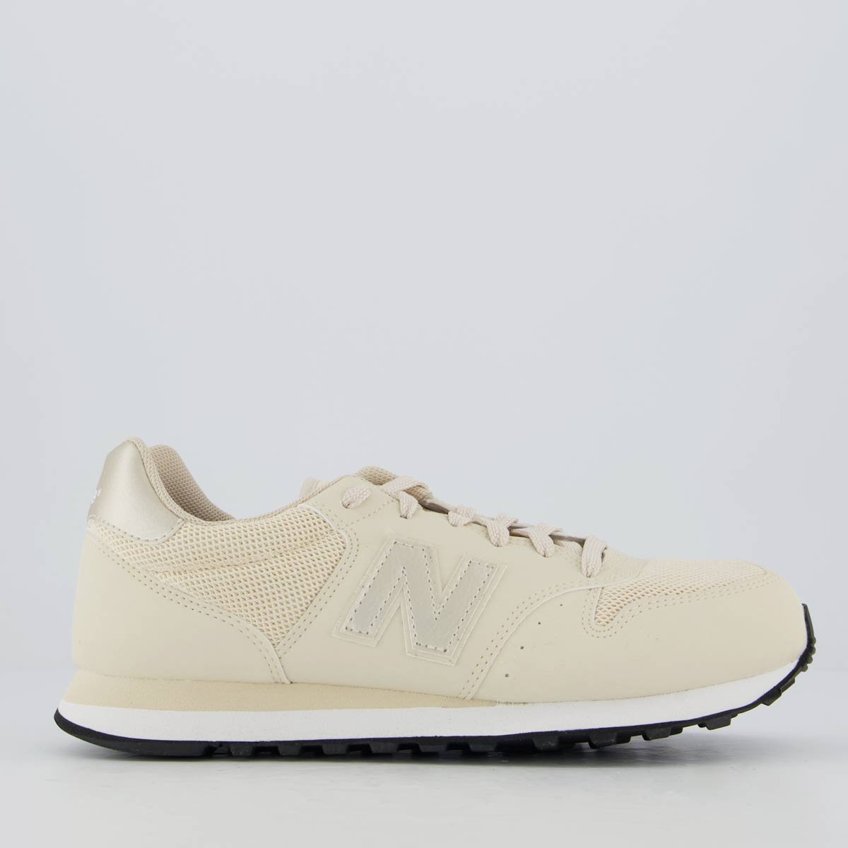 Tênis New Balance 500 V2 Feminino Bege e Branco