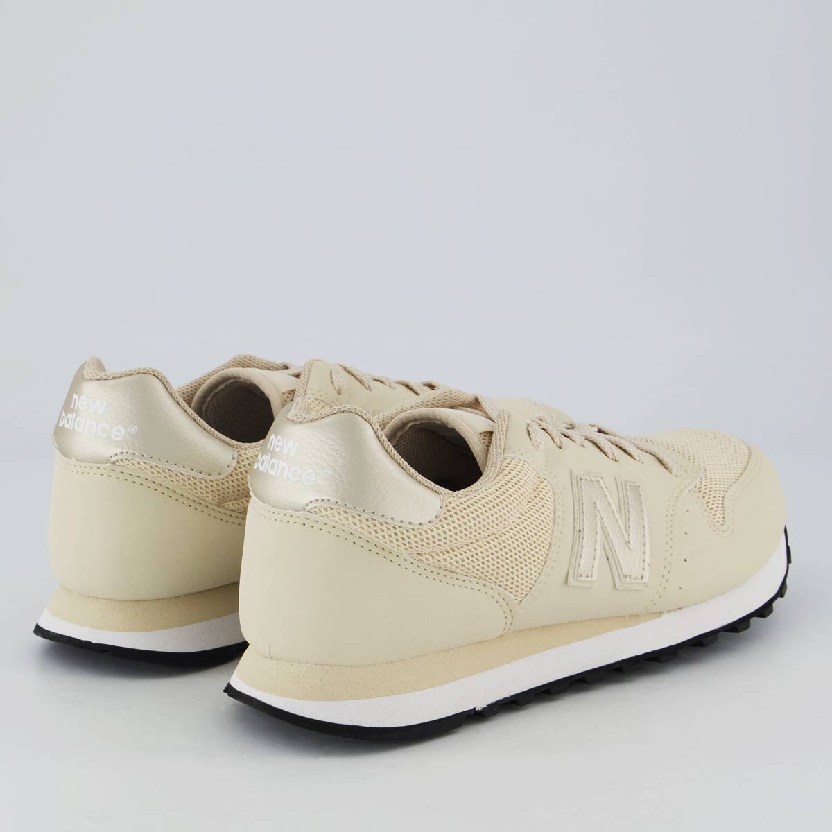 Tênis New Balance 500 V2 Feminino Bege e Branco Bege 3