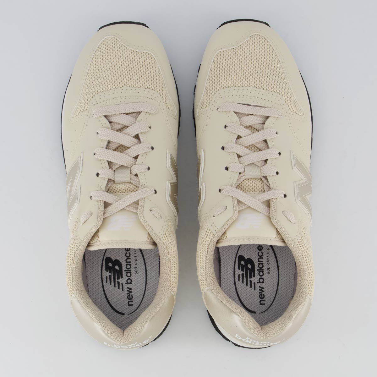 Tênis New Balance 500 V2 Feminino Bege e Branco Bege 4