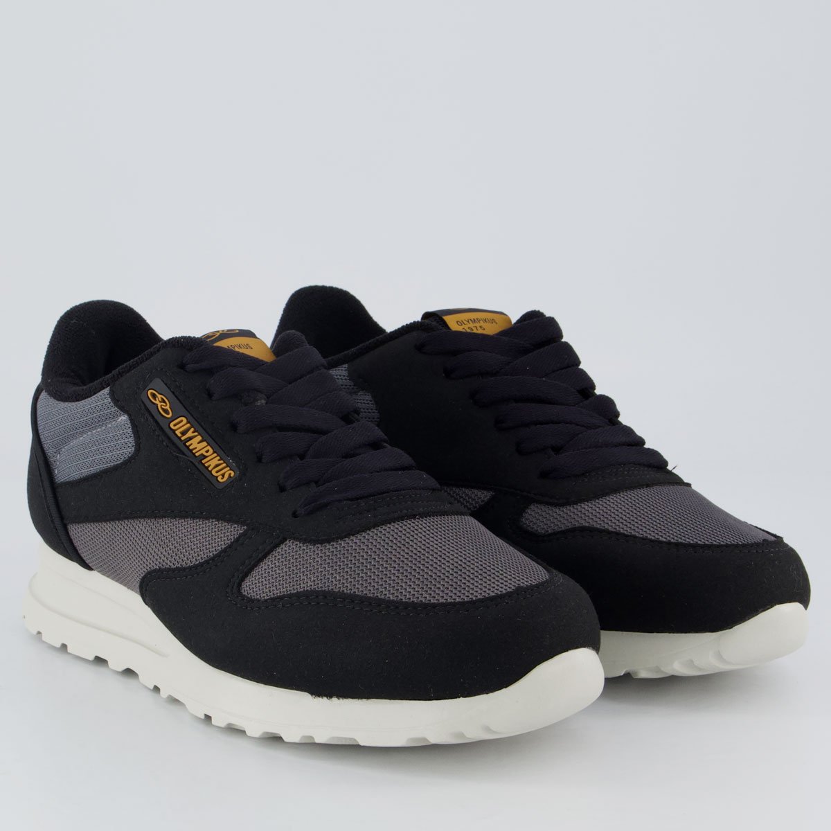 Tênis Olympikus Jogging 101 SE Feminino Preto e Cinza Preto 2