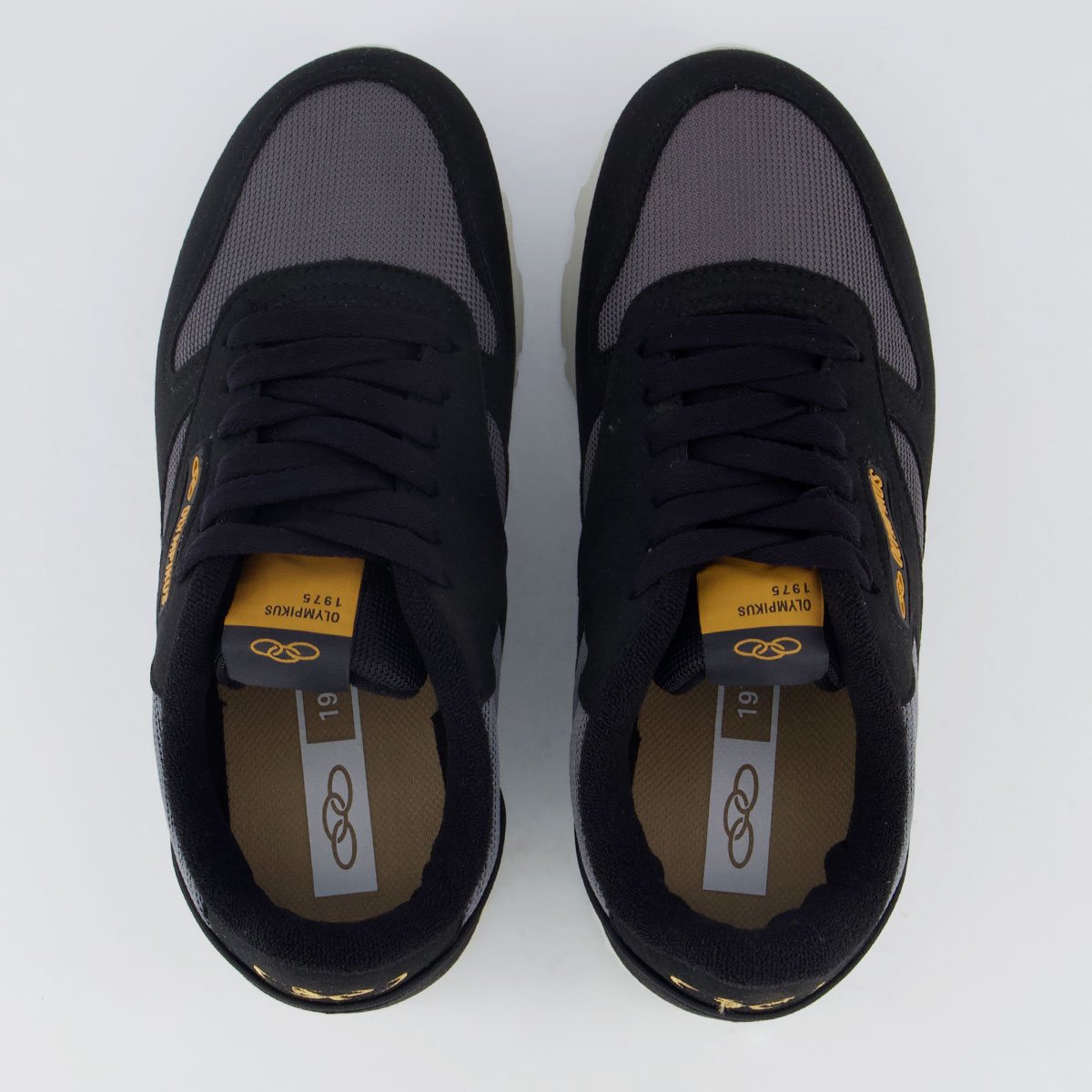 Tênis Olympikus Jogging 101 SE Feminino Preto e Cinza Preto 4