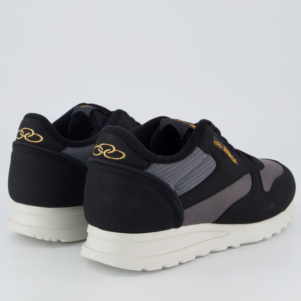 Tênis Olympikus Jogging 101 SE Feminino Preto e Cinza Preto 3
