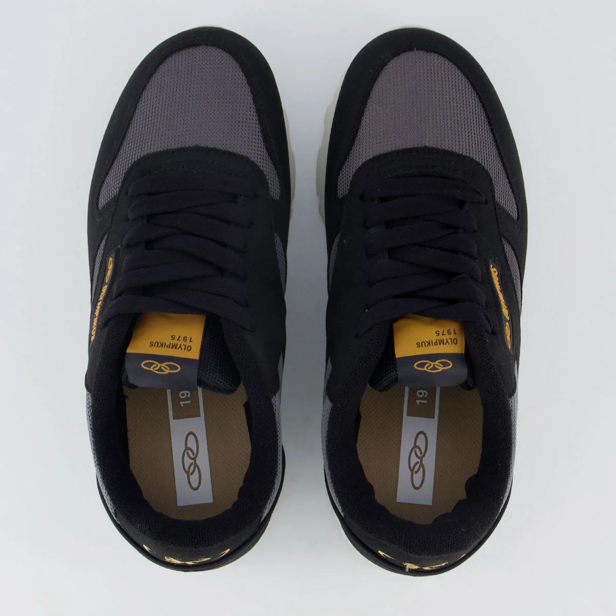 Tênis Olympikus Jogging 101 SE Feminino Preto e Cinza Preto 4