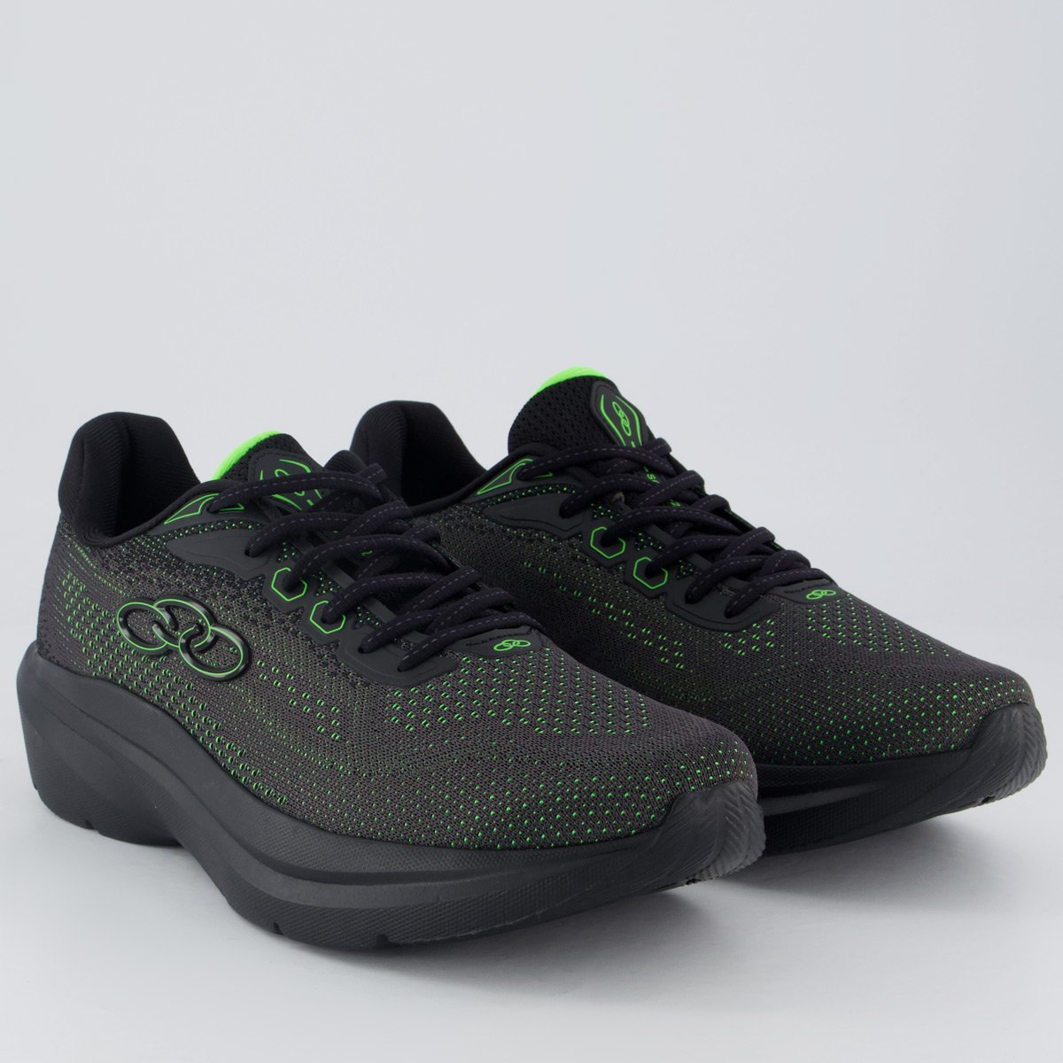 Tênis Olympikus Soma 2 Preto e Verde Preto 2