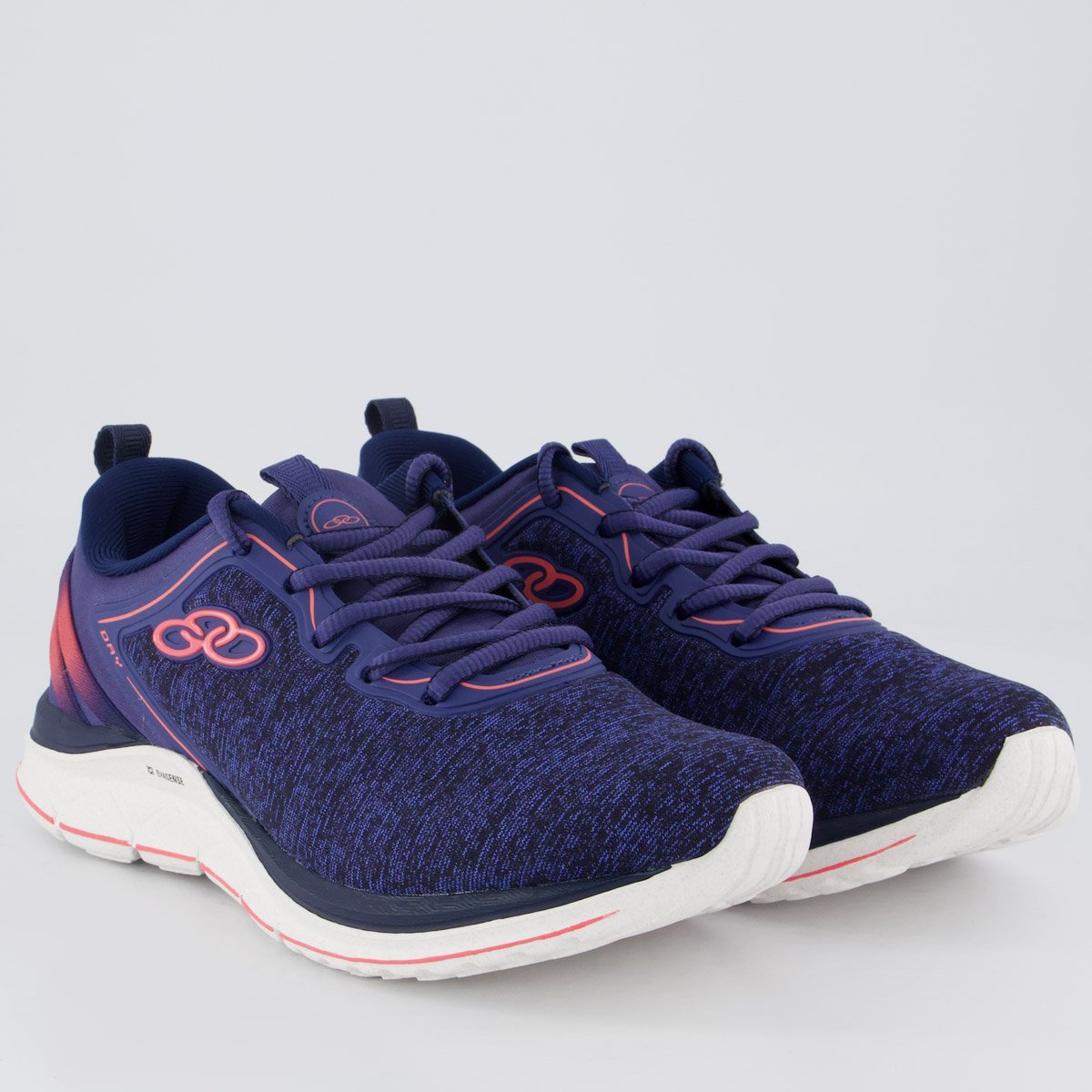 Tênis Olympikus Day Feminino Roxo e Rosa Azul 2