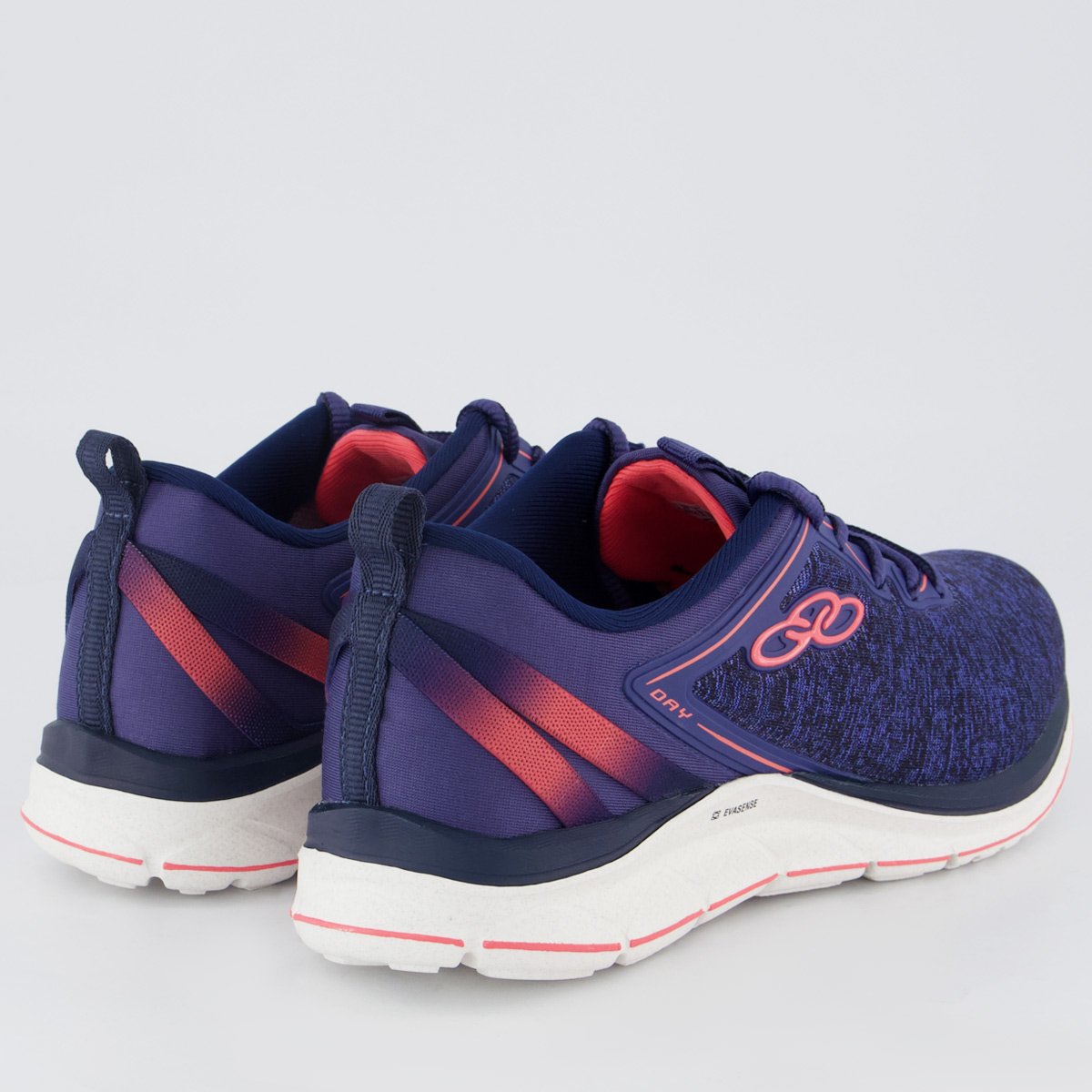 Tênis Olympikus Day Feminino Roxo e Rosa Azul 3