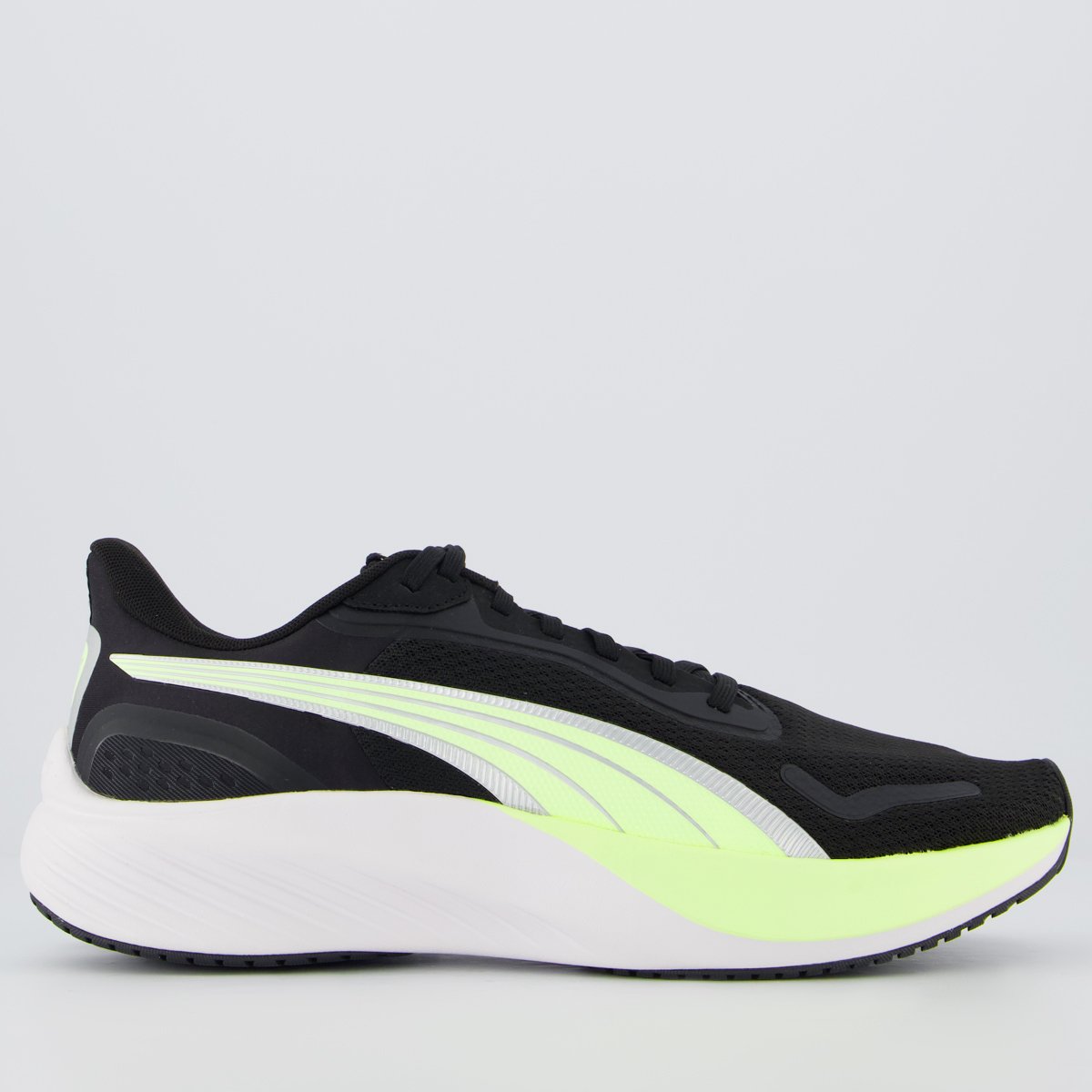 Tênis Puma Pounce Lite Running Preto e Verde