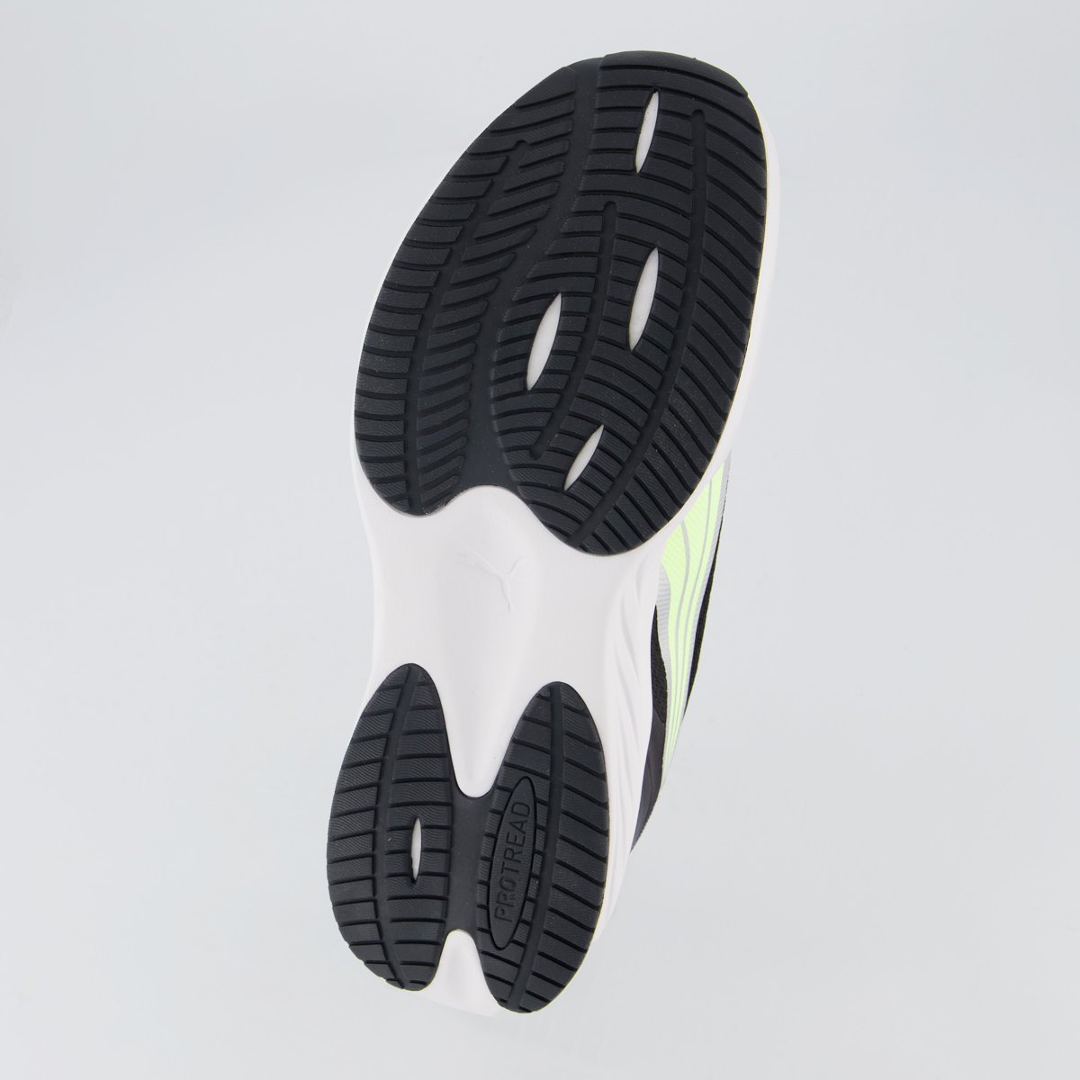 Tênis Puma Pounce Lite Running Preto e Verde Preto 5