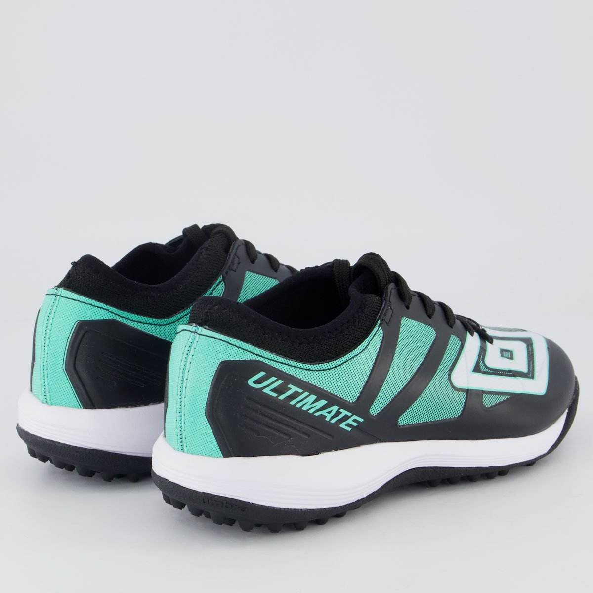 Chuteira Umbro Ultimate Society Juvenil Preta e Branca Preto 3