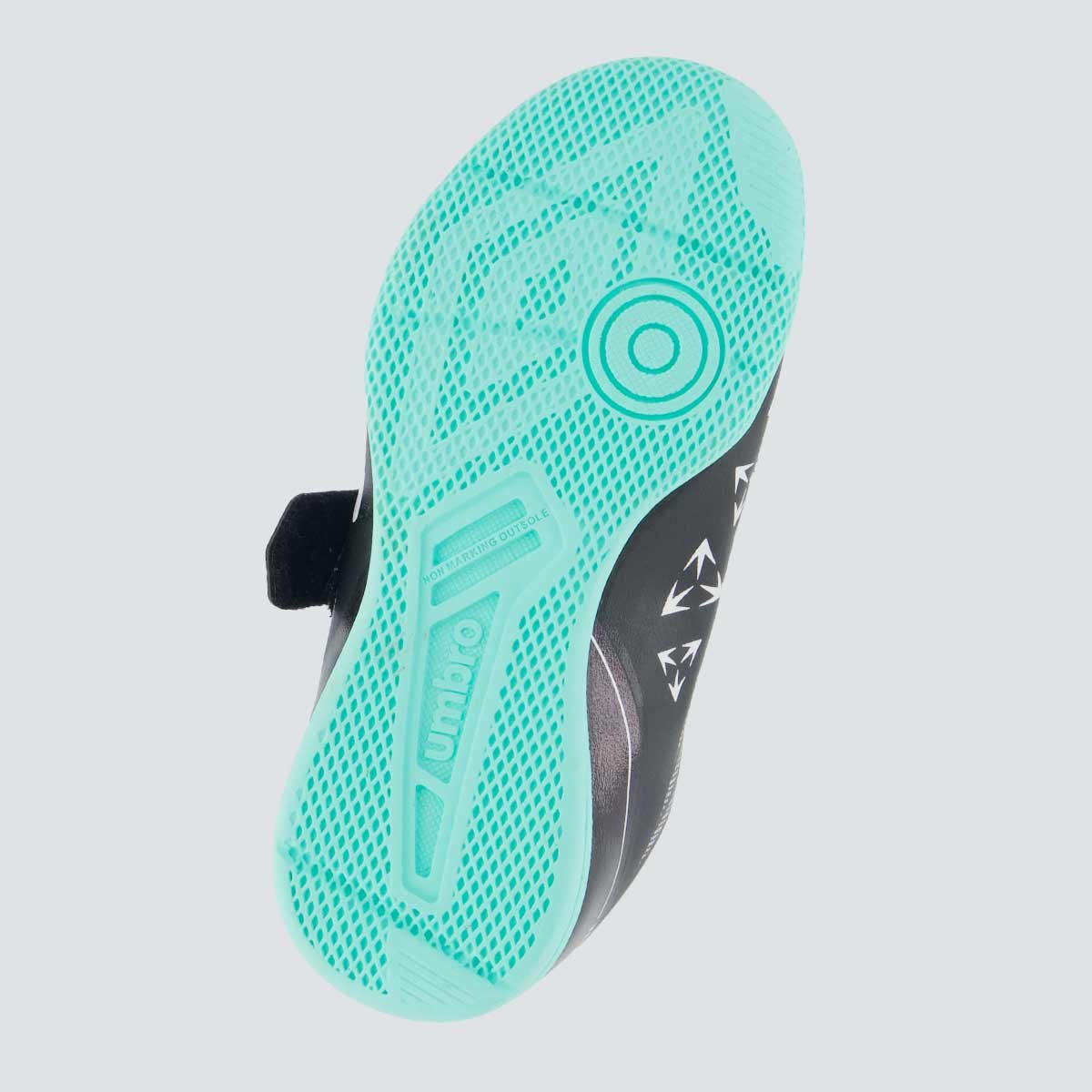 Chuteira Umbro Velocita Futsal Infantil Preta e Branca Preto 5