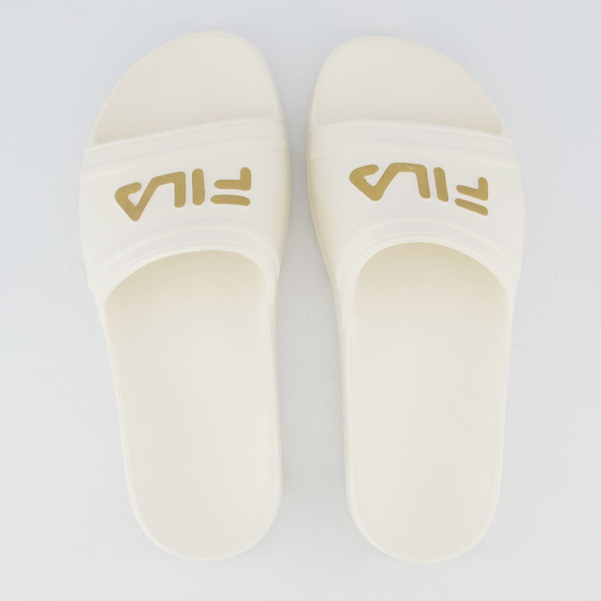 Chinelo Fila Sleek Slide Flip Flop Feminino Off-White