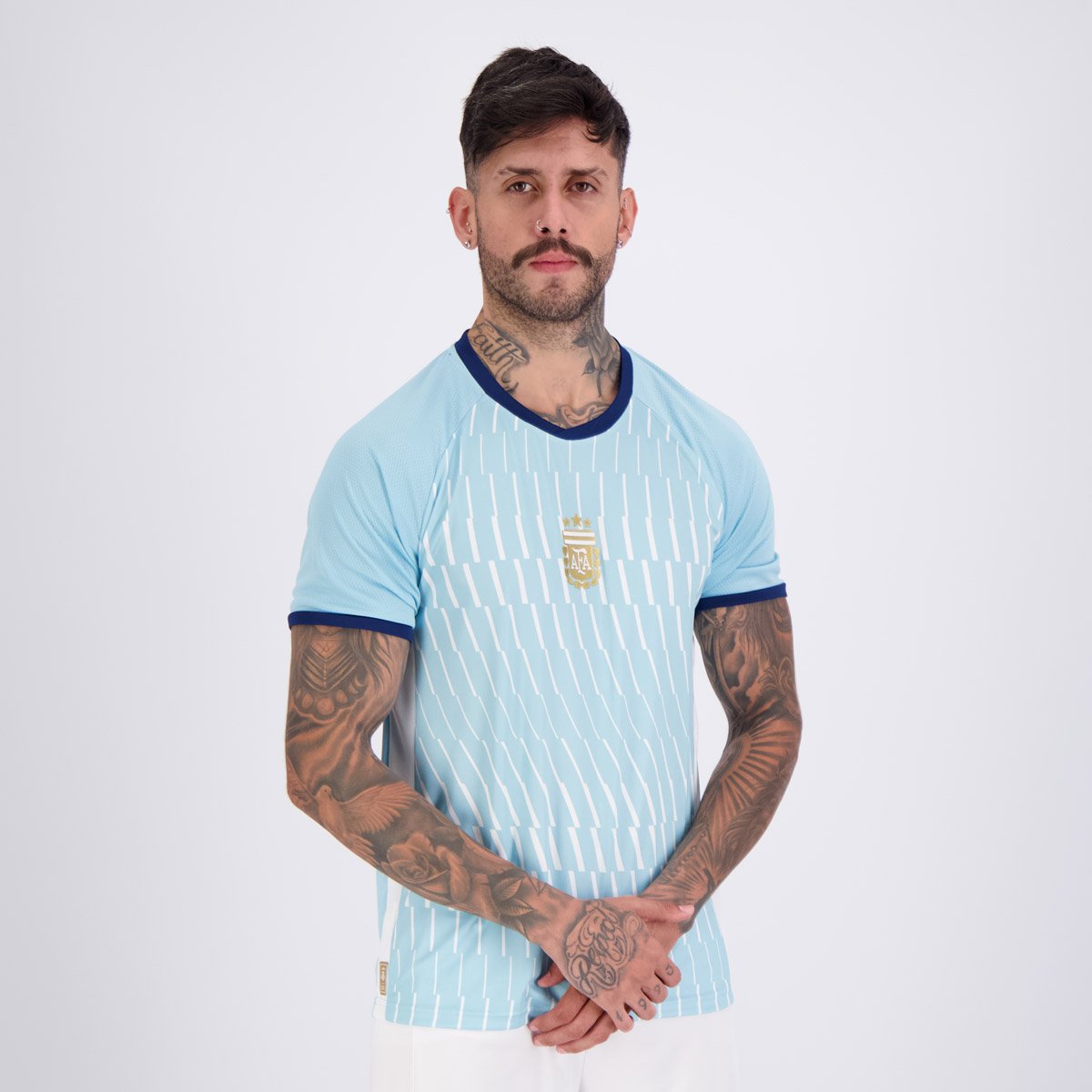Camisa Argentina Lines Azul Azul 2