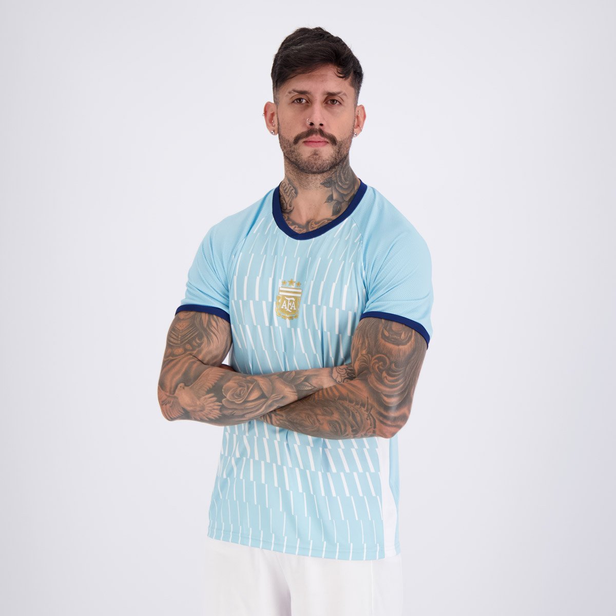 Camisa Argentina Lines Azul Azul 3