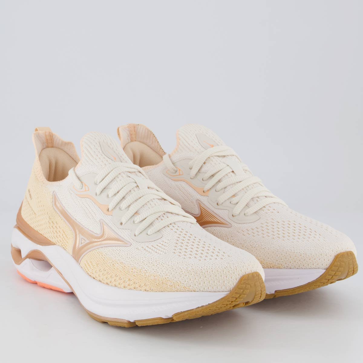 Tênis Mizuno Wave Mirai 8 Feminino Rosê Rosé 7