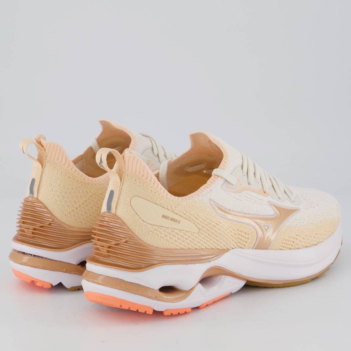 Tênis Mizuno Wave Mirai 8 Feminino Rosê Rosé 8