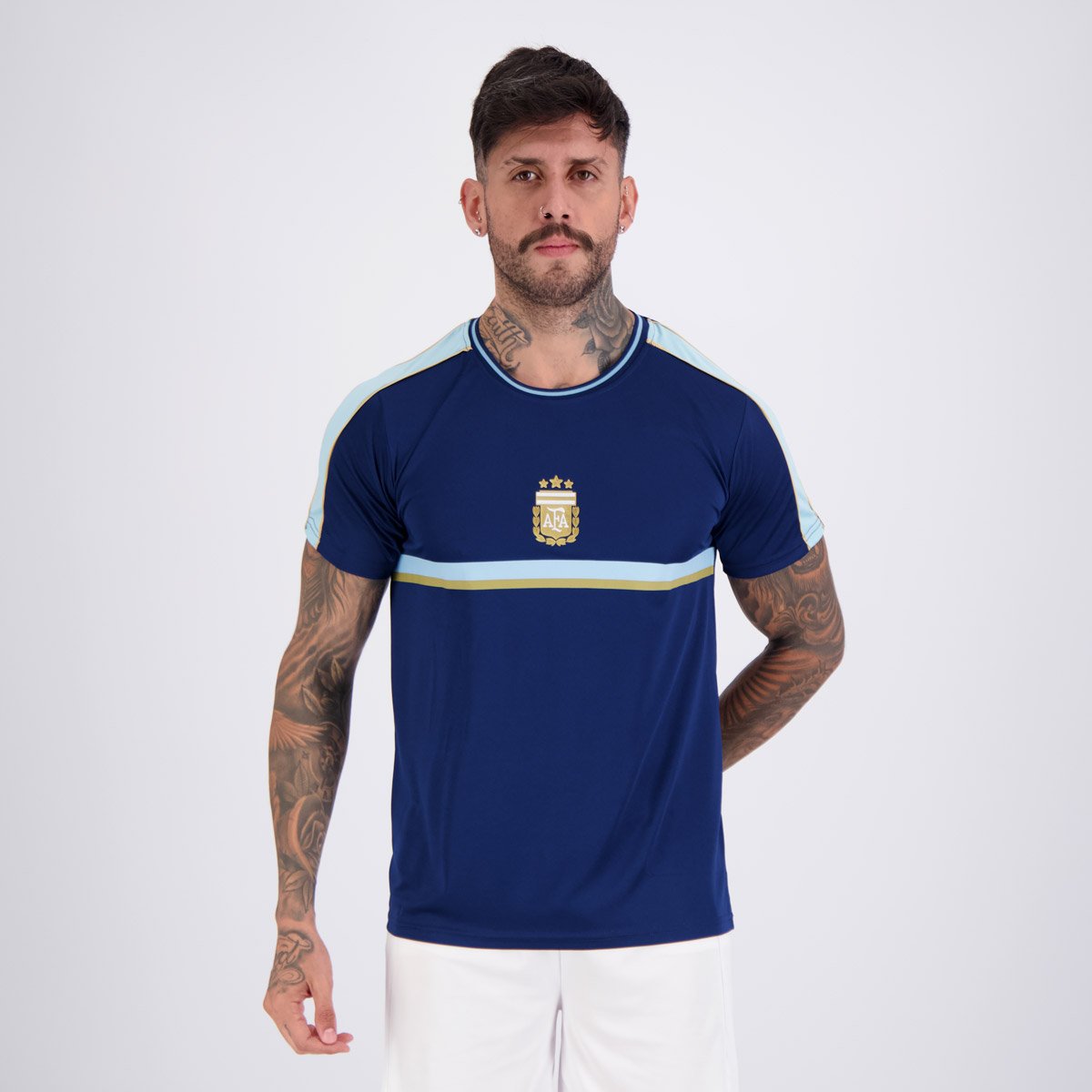 Camisa Argentina Tracks Marinho