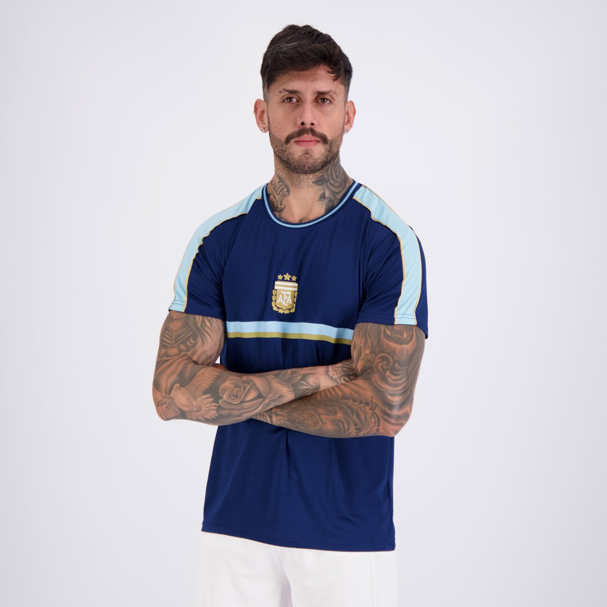 Camisa Argentina Tracks Marinho Azul Marinho 3
