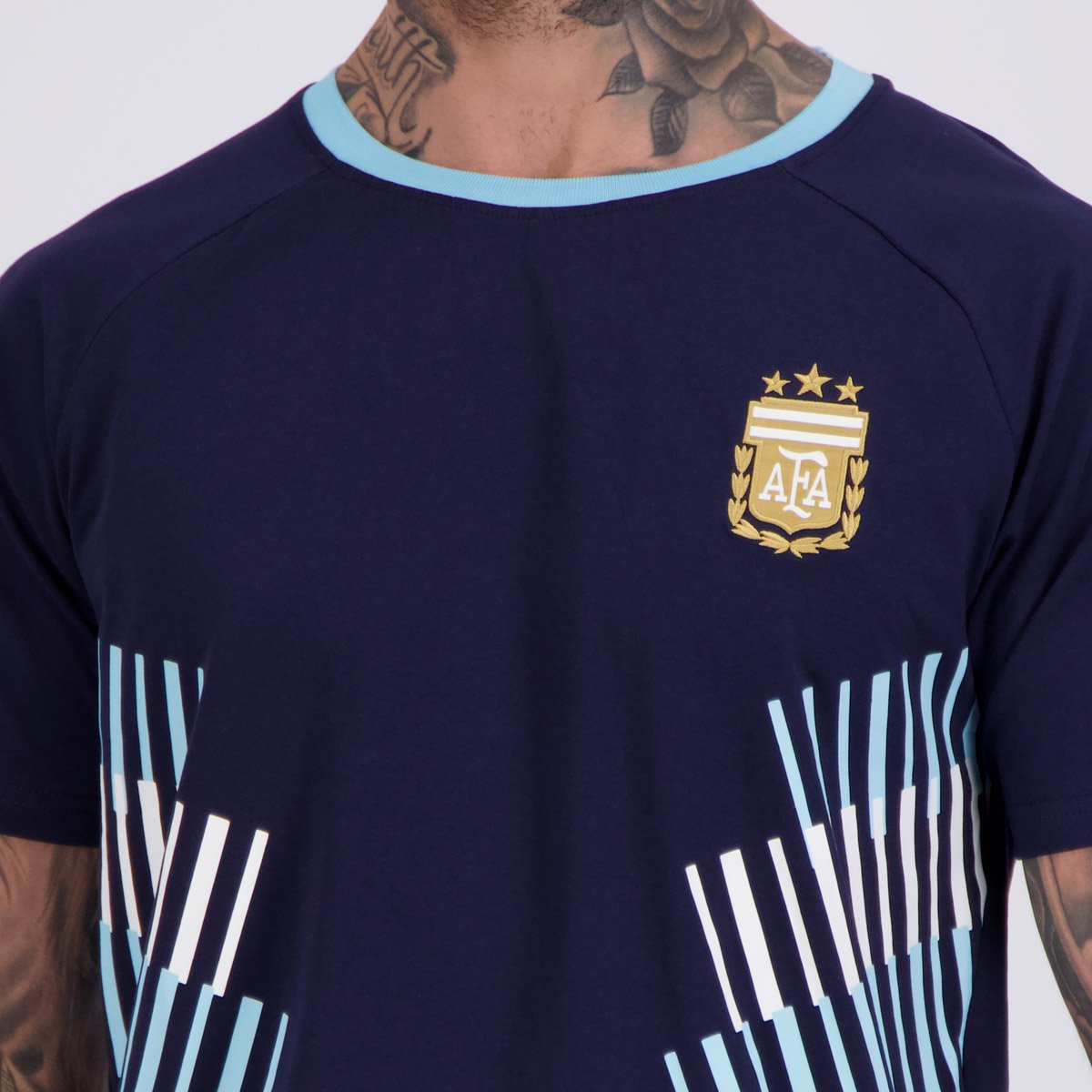 Camisa Argentina Ribbon Marinho Azul Marinho 5