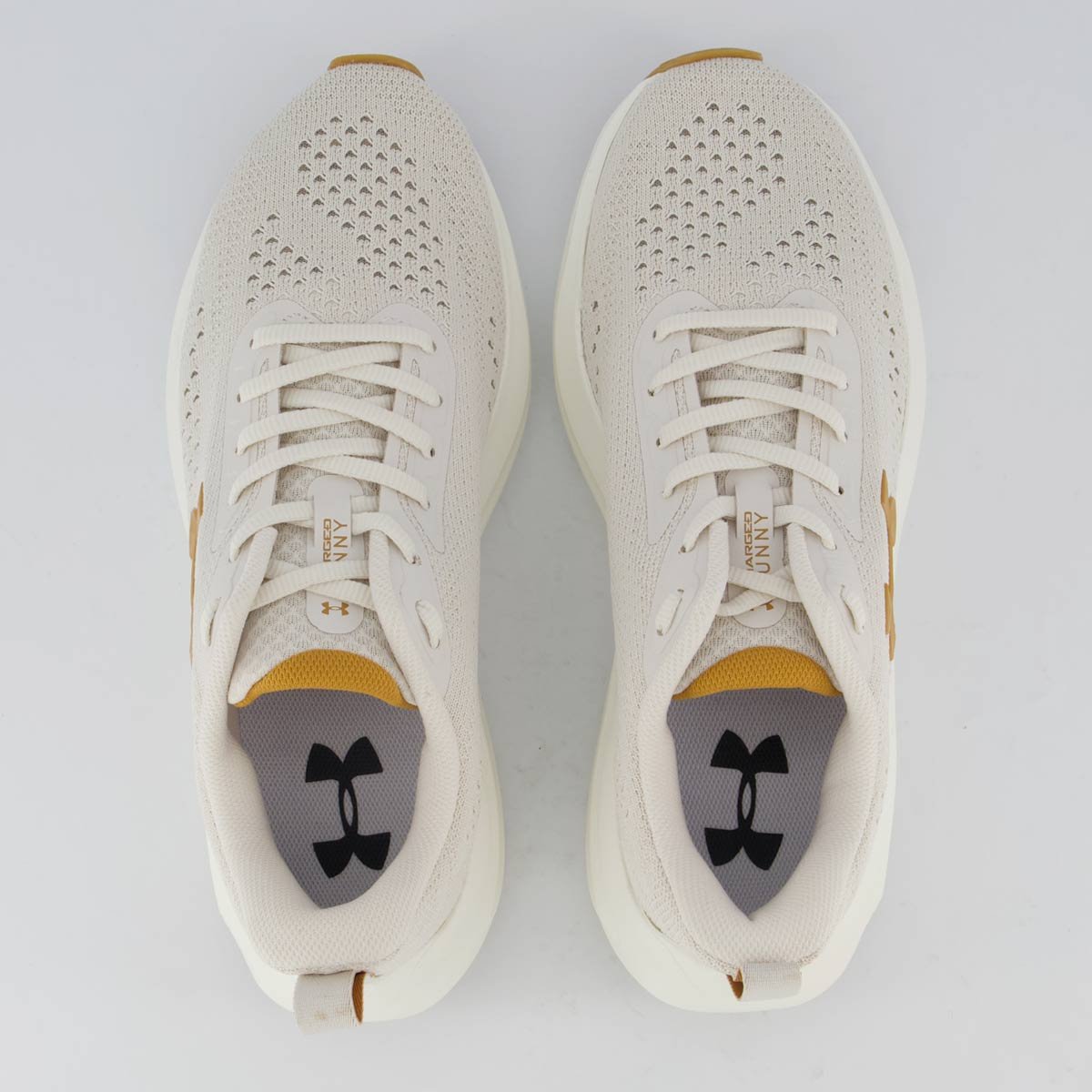 Tênis Under Armour Charged Sunny Feminino Off White Bege 4