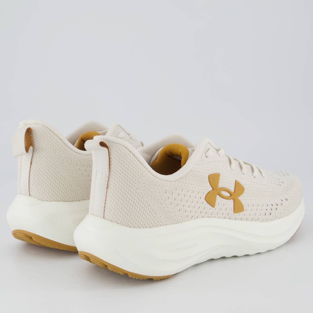 Tênis Under Armour Charged Sunny Off White Bege 3