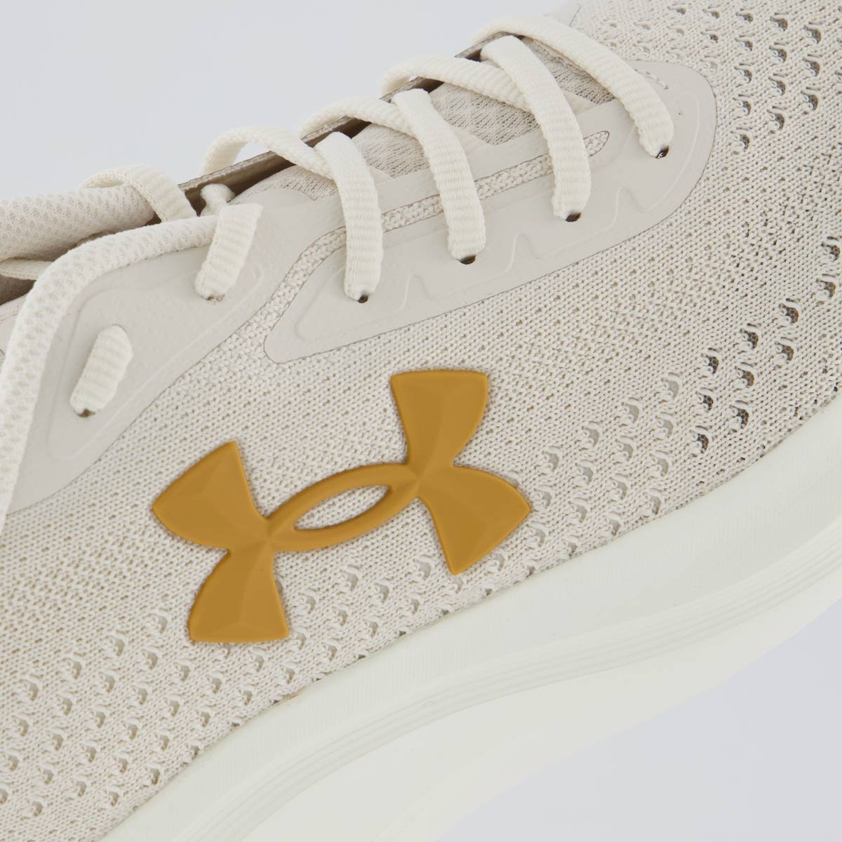 Tênis Under Armour Charged Sunny Off White Bege 7