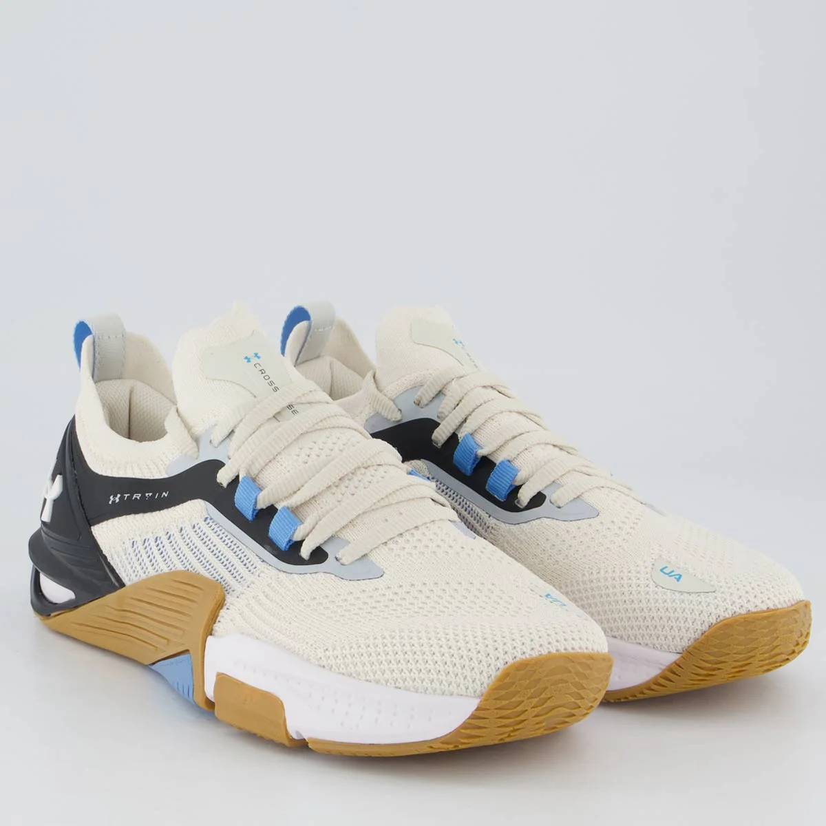 Tênis Under Armour Tribase Cross 2 SE Feminino Off-White Bege 2