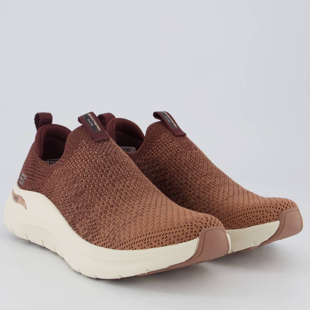Tênis Skechers Arch Fit 2.0 Feminino Marrom Marrom 2