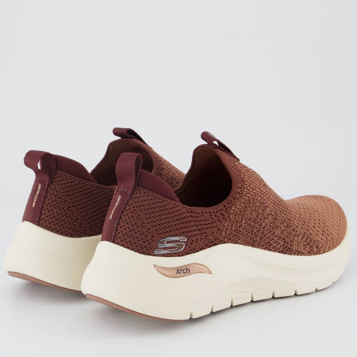Tênis Skechers Arch Fit 2.0 Feminino Marrom Marrom 3