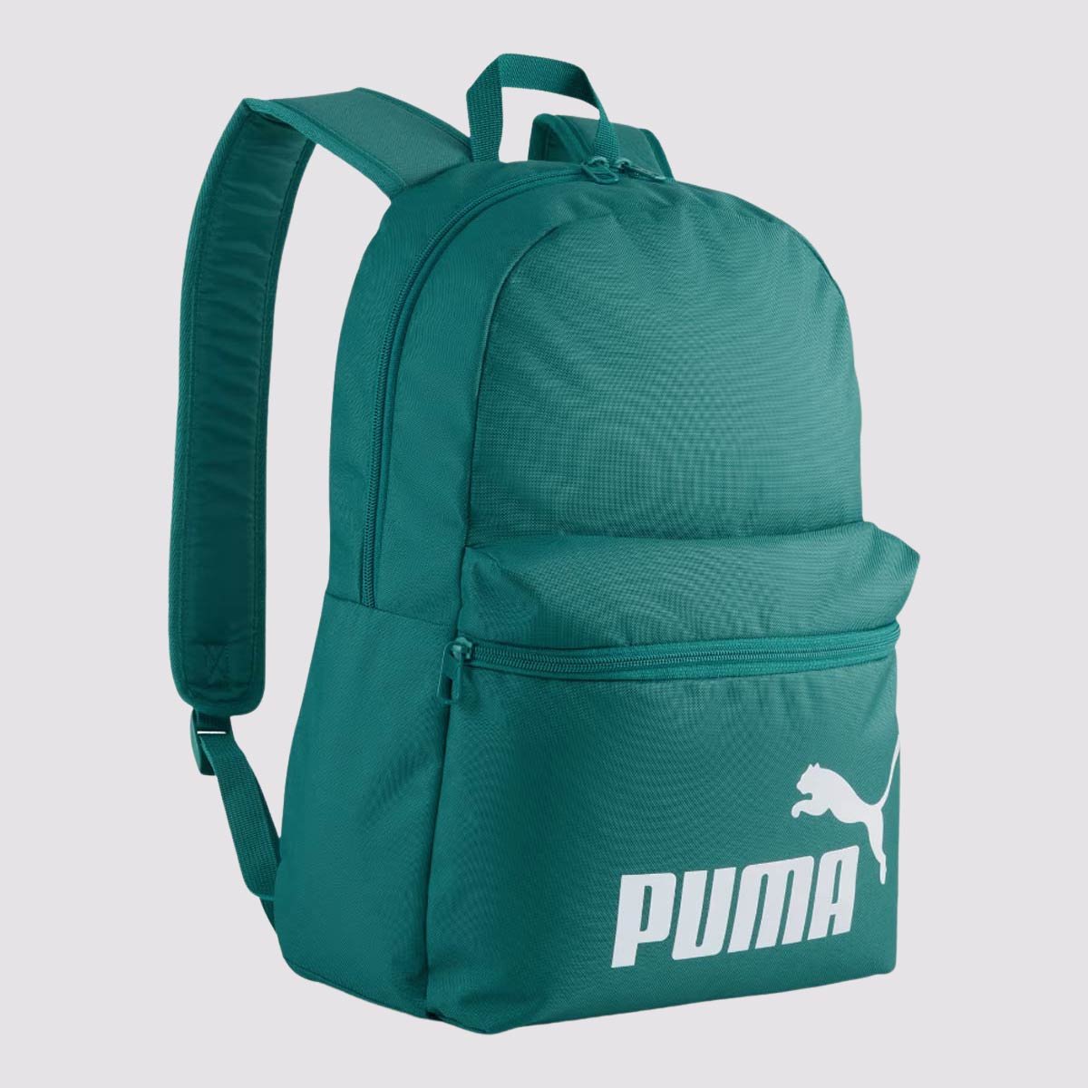 Mochila Puma Phase Logo Verde e Branca