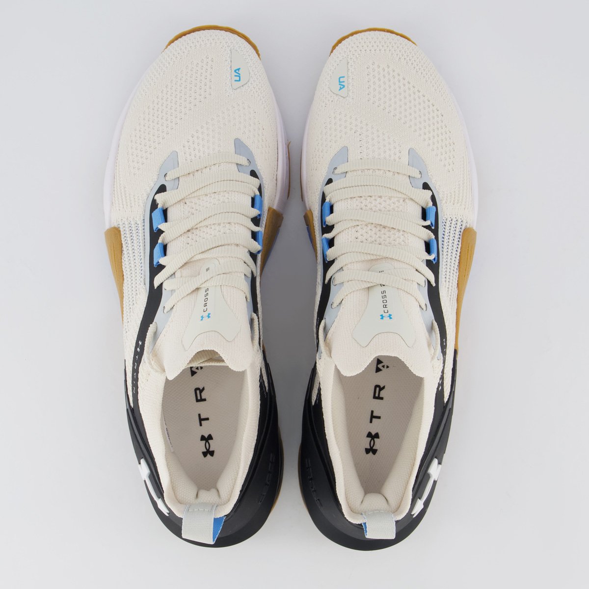 Tênis Under Armour Tribase Cross 2 SE Off-White e Azul Claro Bege 4