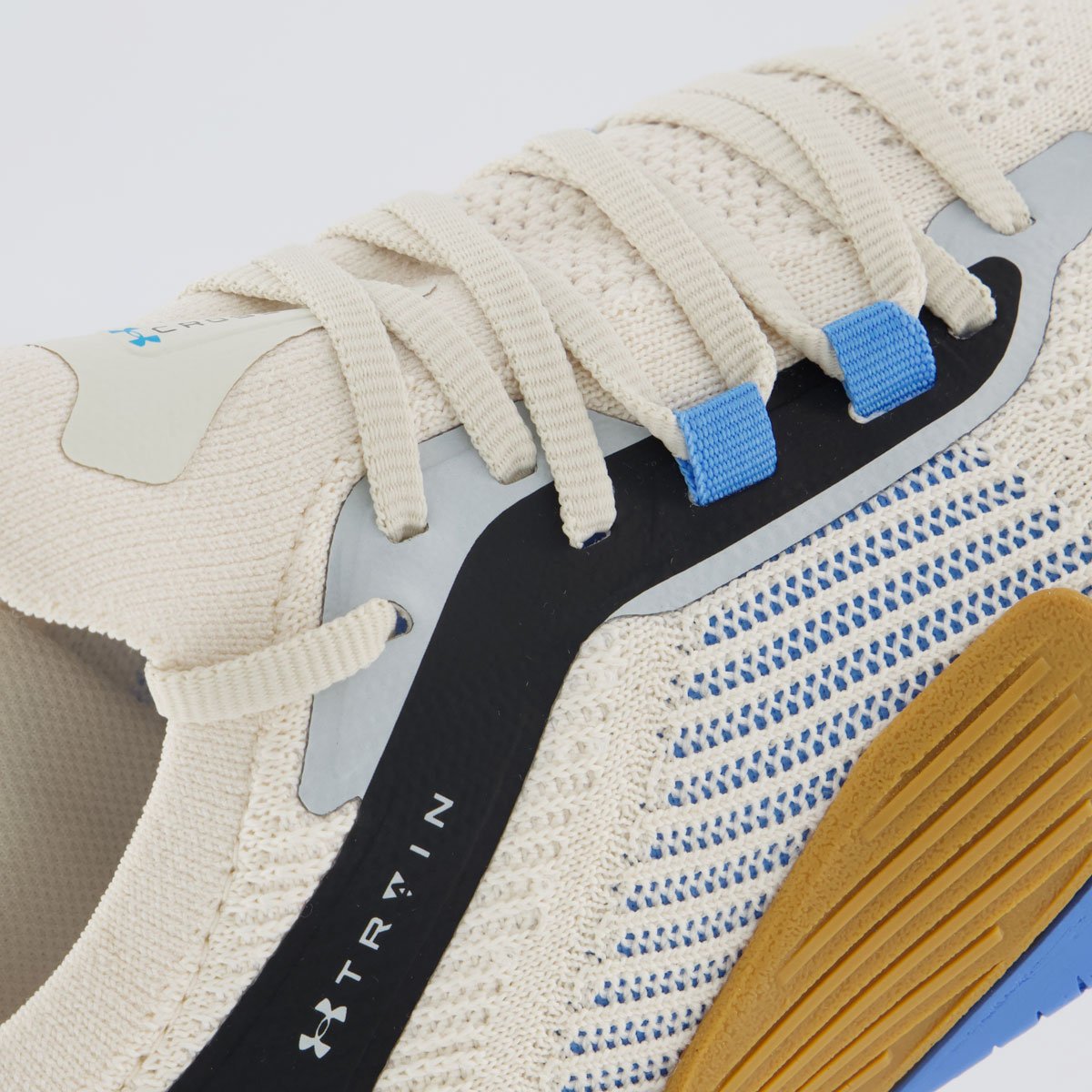 Tênis Under Armour Tribase Cross 2 SE Off-White e Azul Claro Bege 7