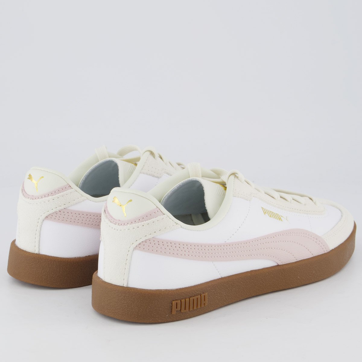 Tênis Puma Club II Era Wns Feminino Branco e Rosa Branco 3