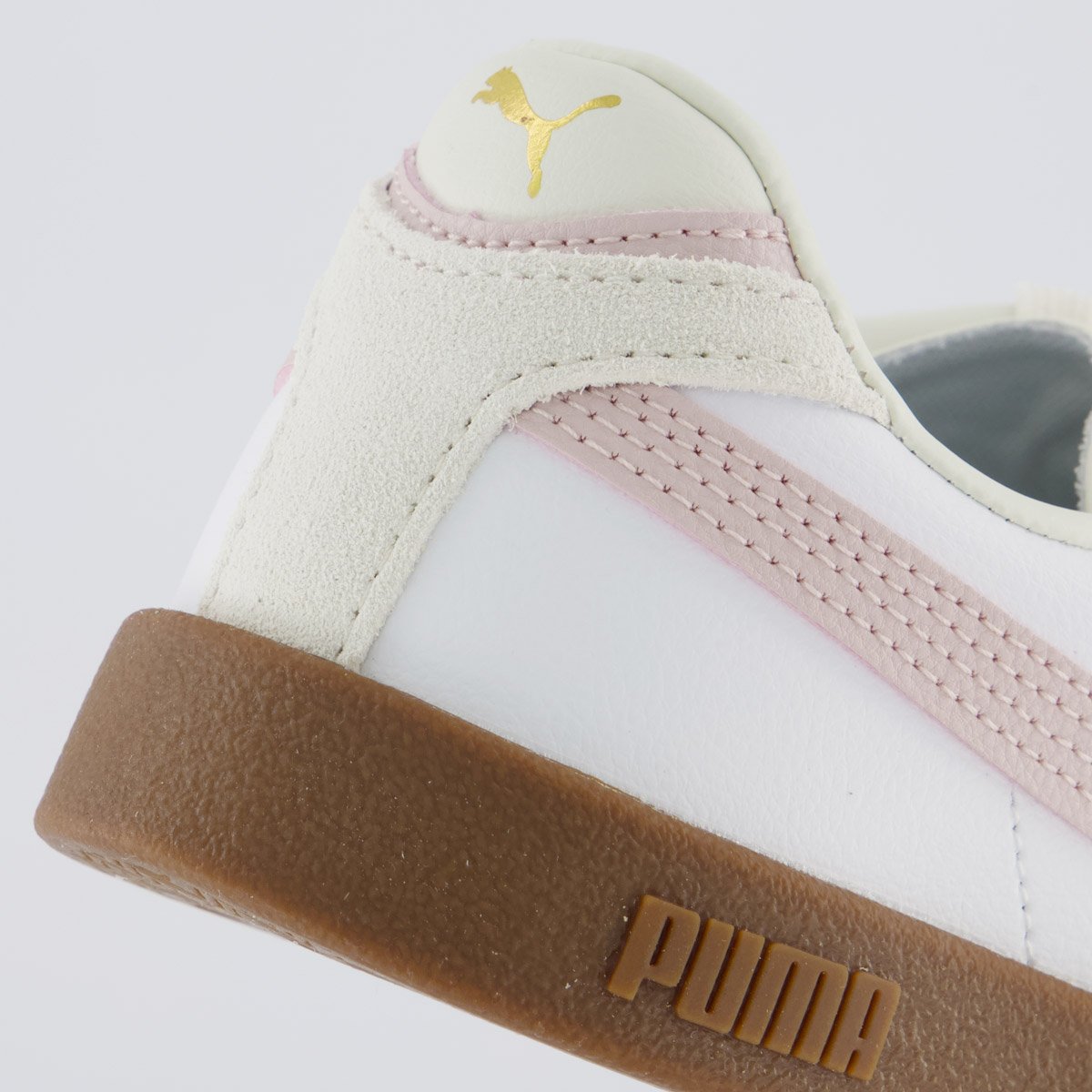 Tênis Puma Club II Era Wns Feminino Branco e Rosa Branco 6