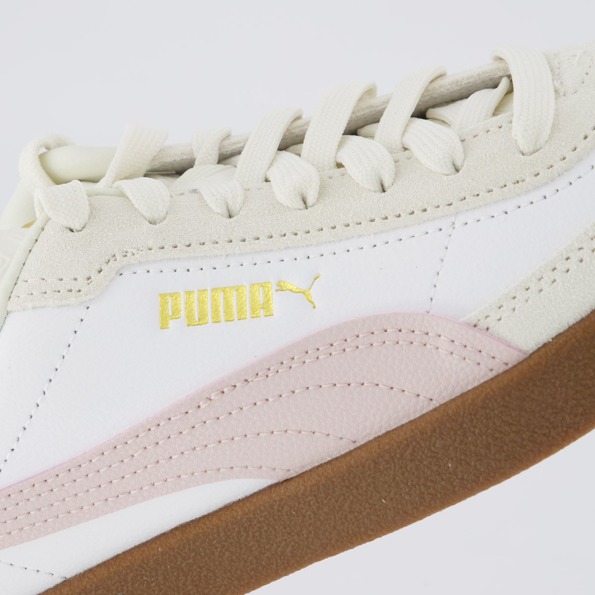Tênis Puma Club II Era Wns Feminino Branco e Rosa Branco 7