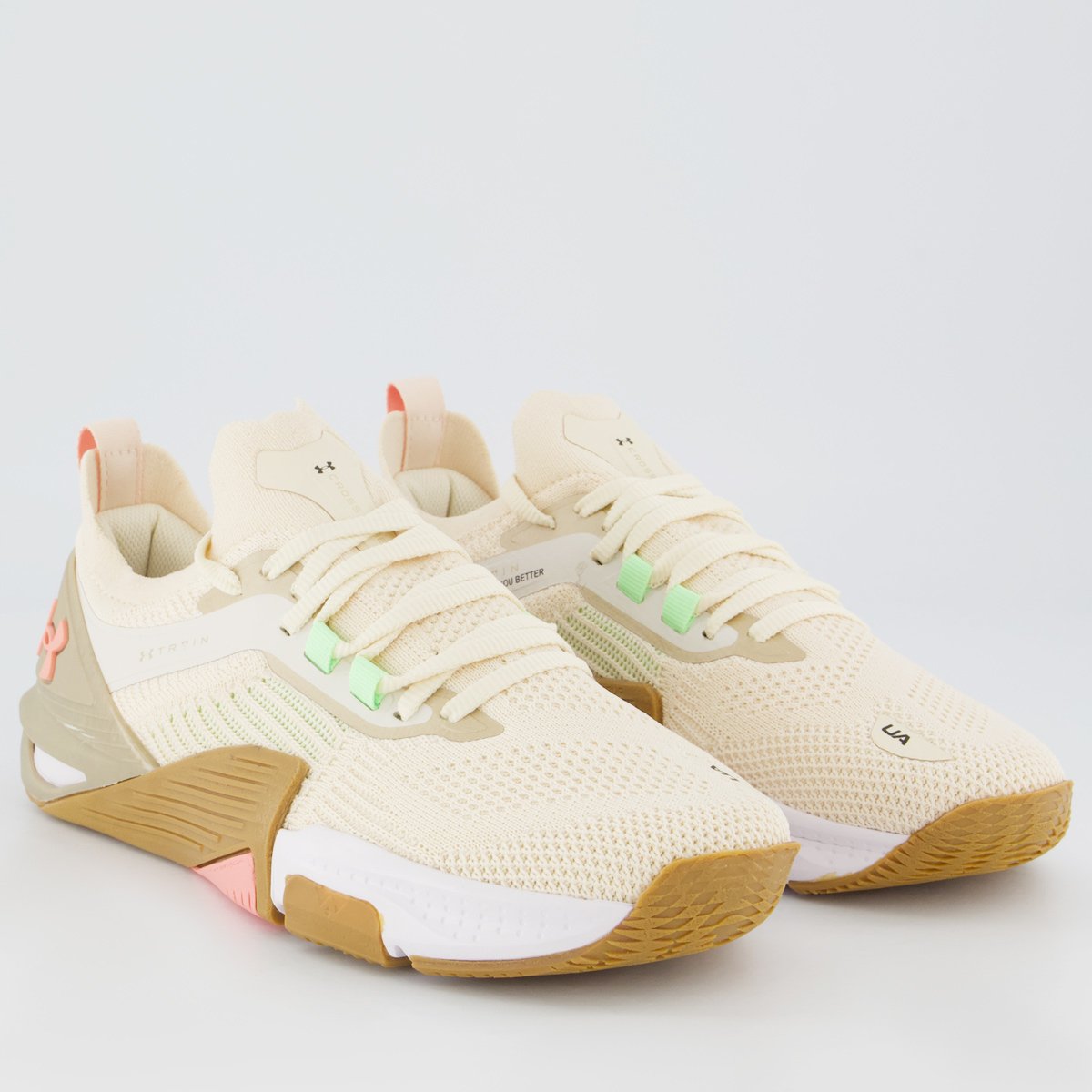 Tênis Under Armour Tribase Cross 2 Feminino Off White Bege 2