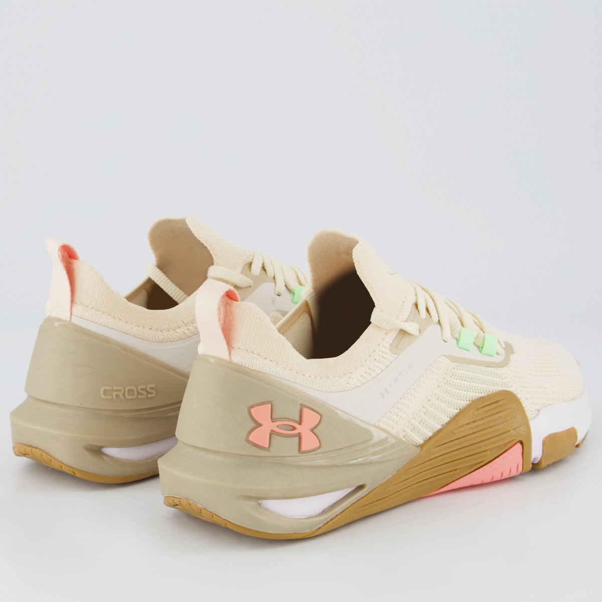 Tênis Under Armour Tribase Cross 2 Feminino Off White Bege 3