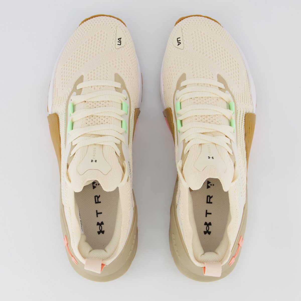 Tênis Under Armour Tribase Cross 2 Feminino Off White Bege 4