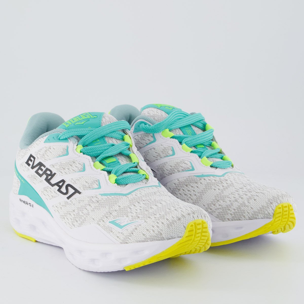 Tênis Everlast Climber Run Feminino Branco e Verde Branco 2